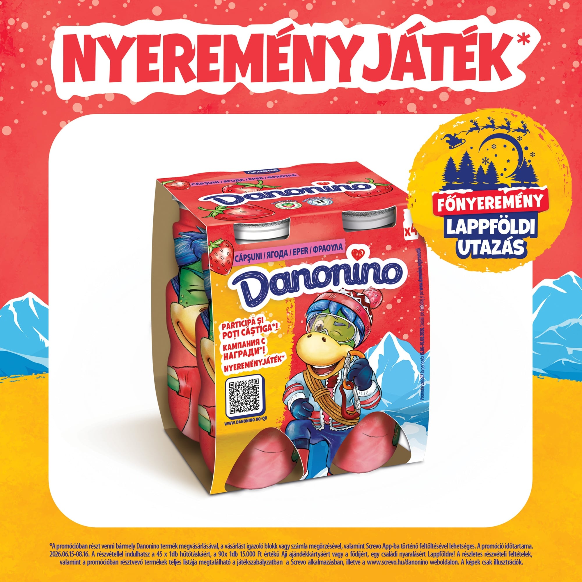 Danonino Epres ital (4x100g)