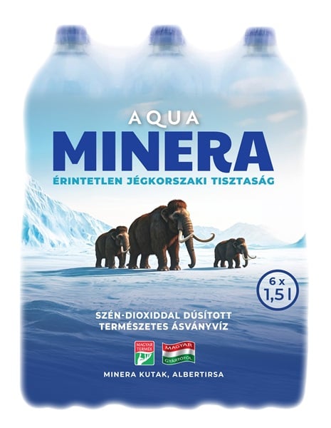 Aqua Minera szénsavas ásványvíz multipack 6 x 1,5l