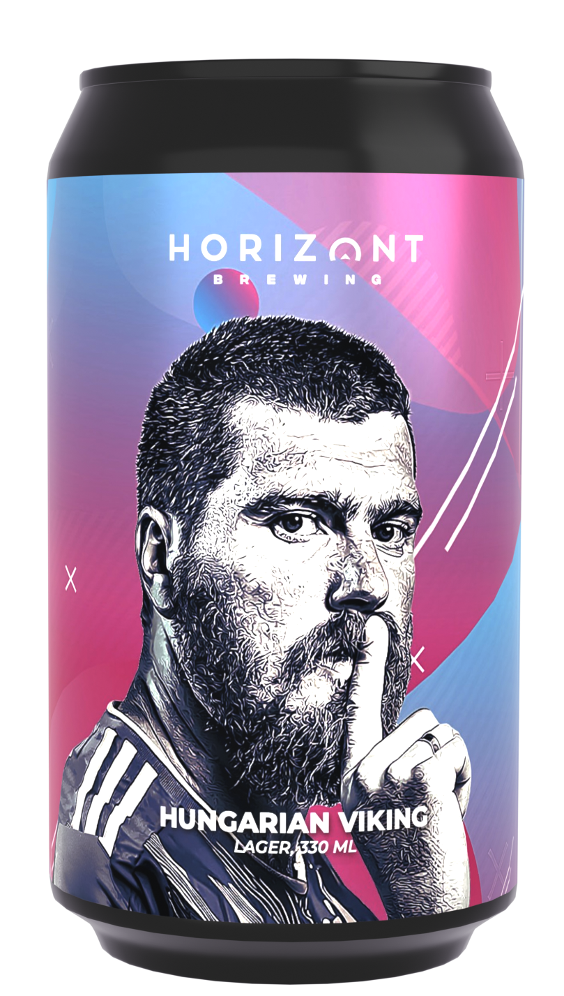 Horizont Brewing -  Ádám Martin - Hungarian Viking Lager- 4,8% alc, dobozos kraft sör