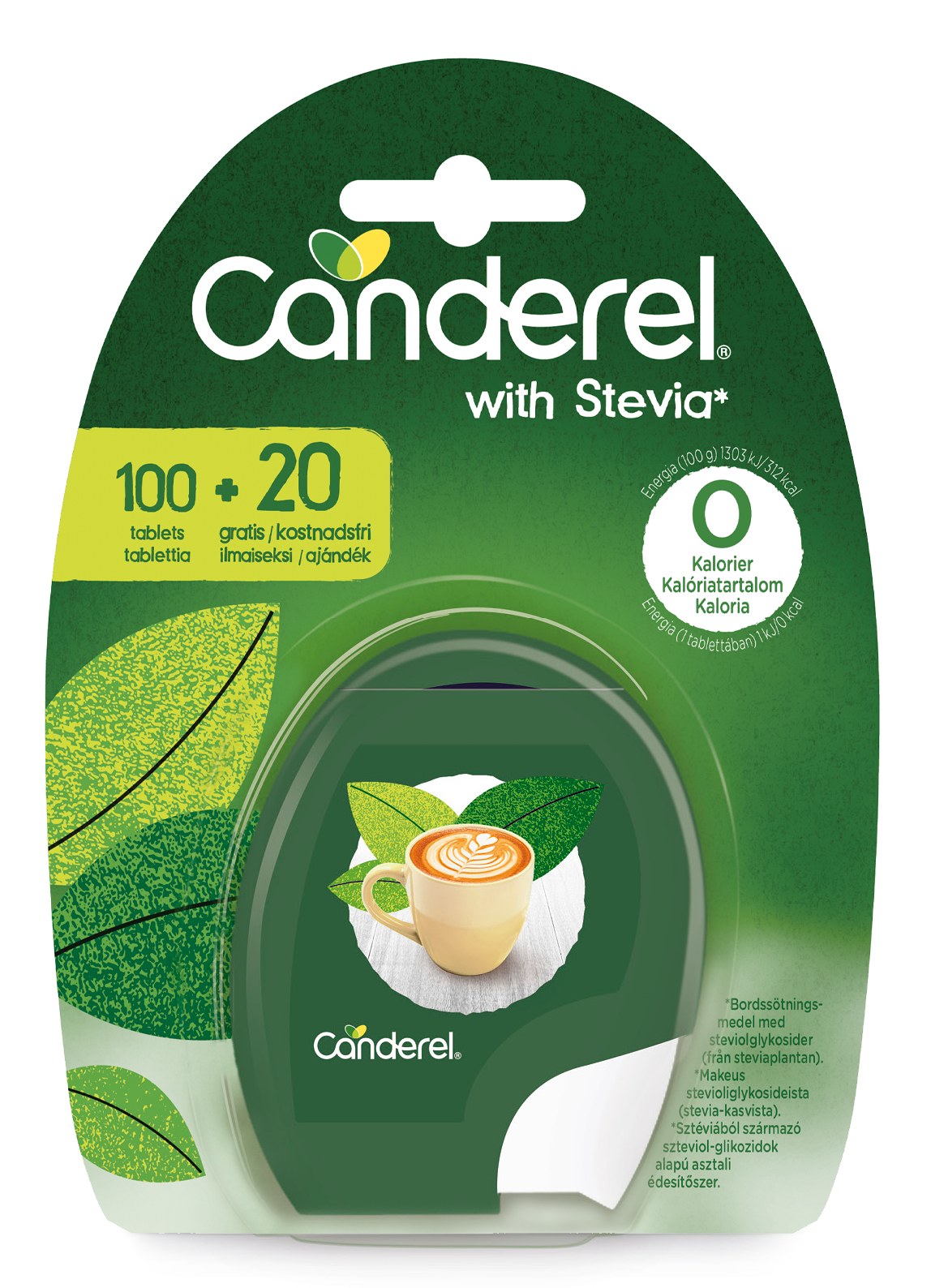 Canderel Stevia alapú édesítőszer tabletta