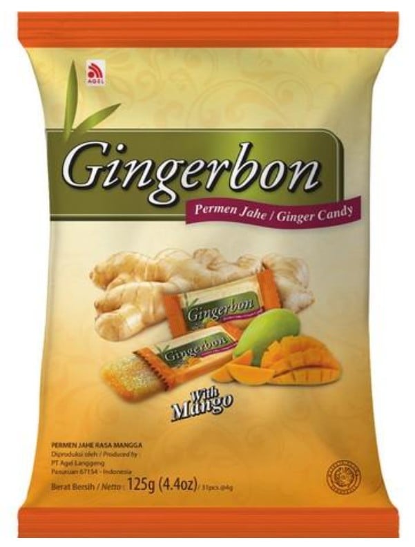 Mangós gyömbéres bonbon