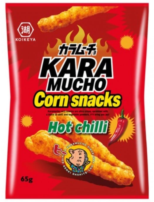 KARAMUCHO Kukorica chips csípős chili ízesítéssel