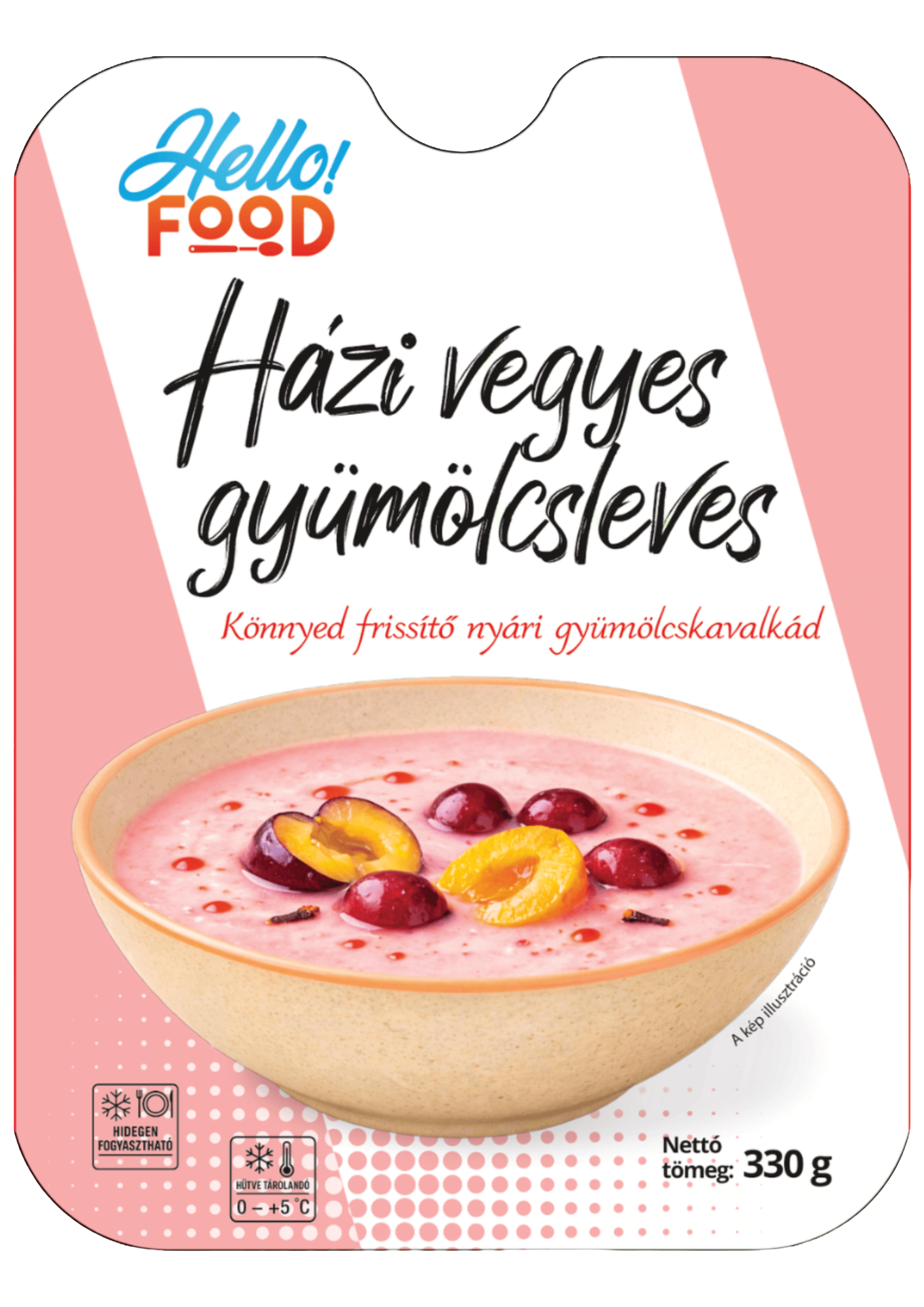 Hello Food Házi vegyes gyümölcsleves 330g