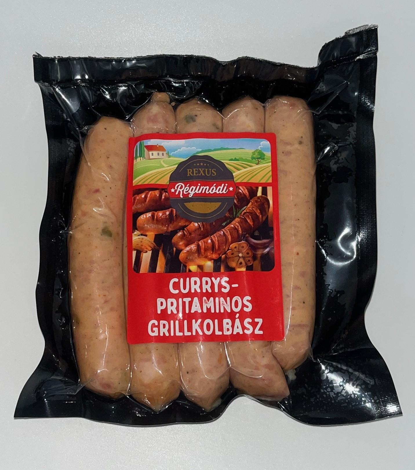 Régimódi currys - pritaminos grillkolbász
