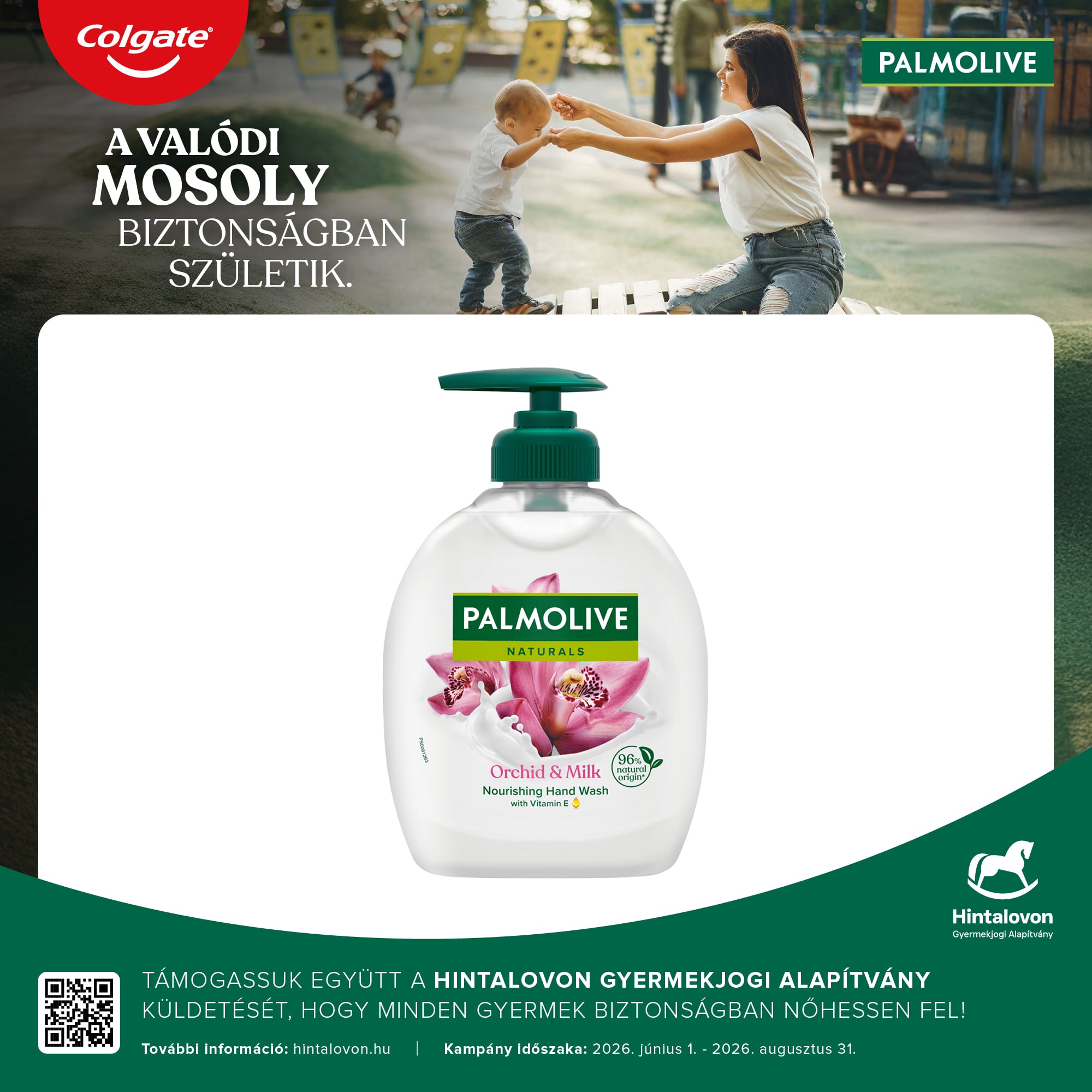 Palmolive Naturals Milk & Orchid folyékony szappan