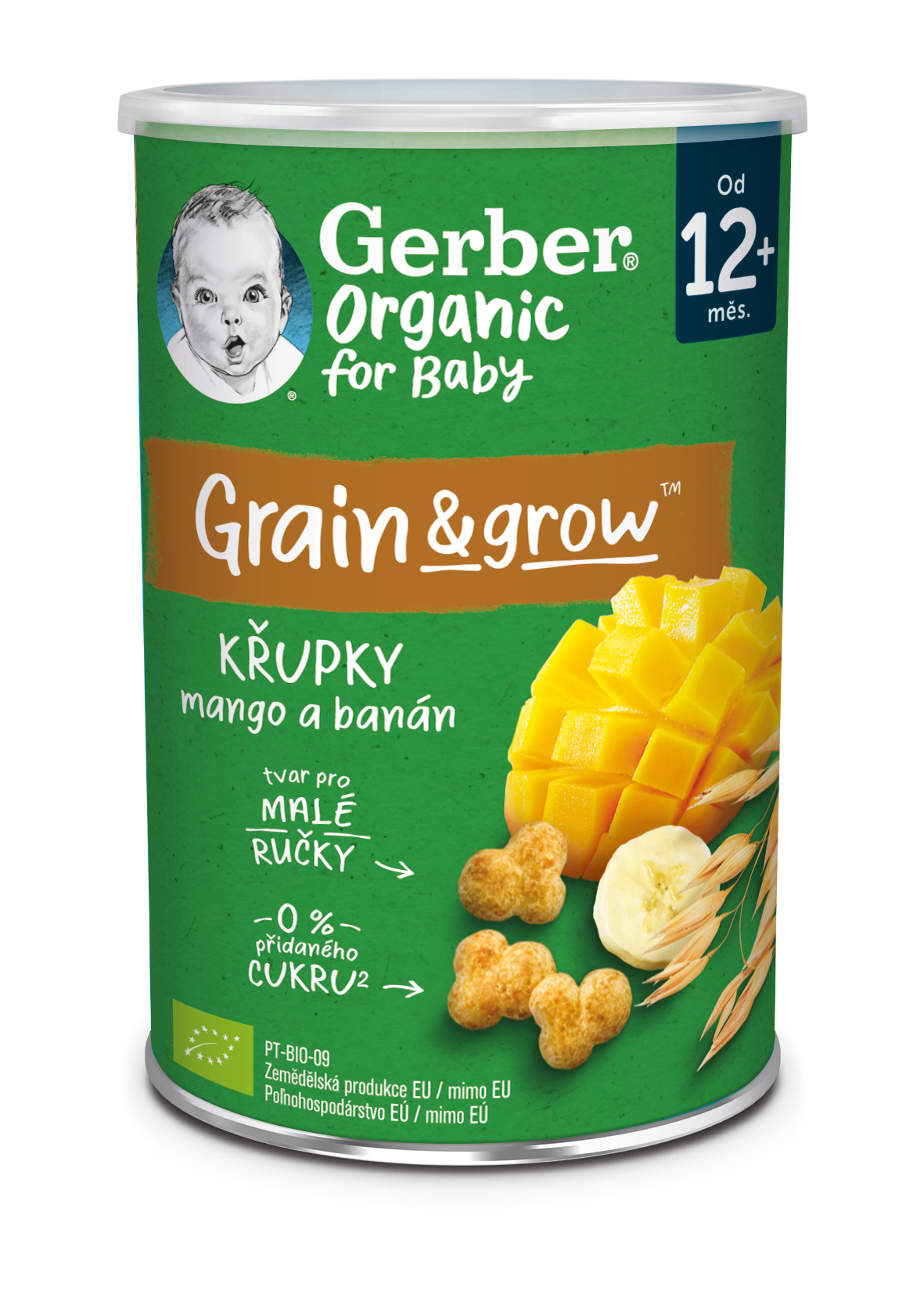 Gerber mangós-banános bio gabonasnack