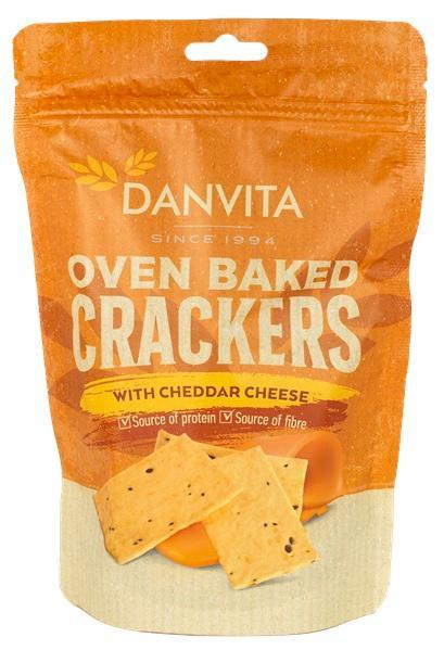DANVITA kréker Cheddar sajttal