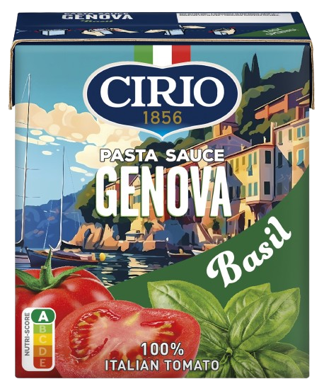 Cirio Tésztaszósz Genova Bazsalikomos