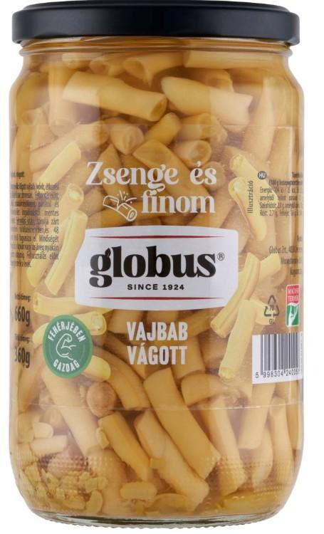 Globus Vágott vajbab (660 g)