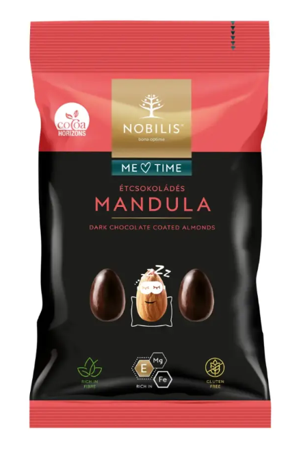 Nobilis étcsokoládés mandula