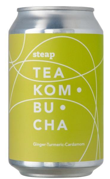STEAP Kombucha Gyömbér Kurkuma Kardamon