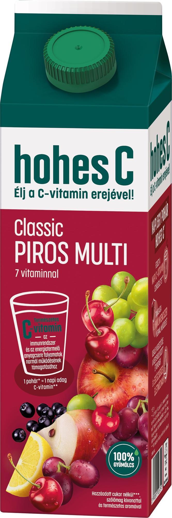 Hohes C Classic Piros Multi 100%