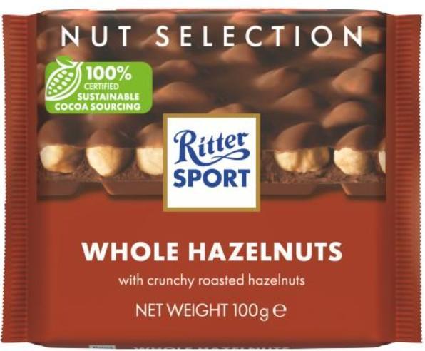 Ritter Sport Egész mogyorós tejcsokoládé