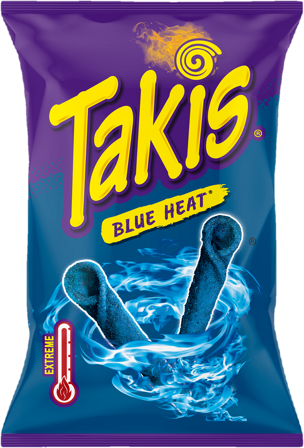 Takis Blue Heat chili és lime ízű tortilla chips