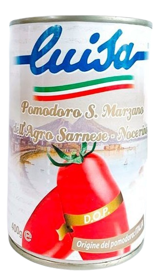 Egész hámozott S. Marzano DOP paradicsomok S. Marzano DOP paradicsomlében (400g)