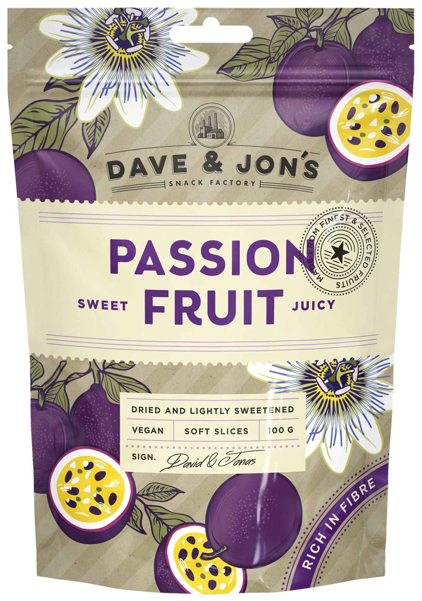 Dave & Jon's Passion Fruit Sweet Juicy szárított maracuja