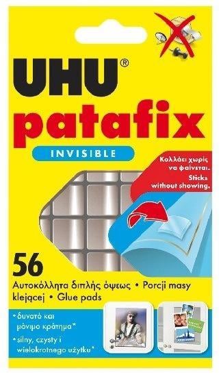 UHU Patafix átlátszó kétoldalú ragasztópárna, 56 db