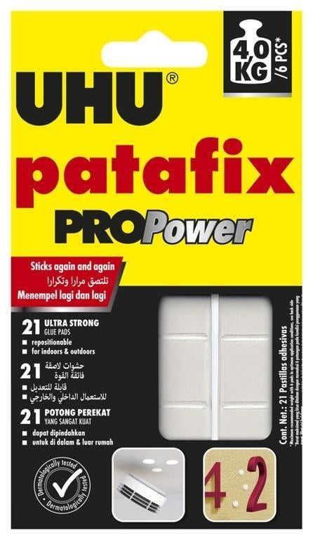 UHU Patafix Pro Power ragasztópárnák, 21 db