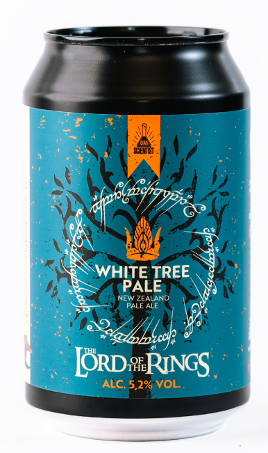 Mad Scientist - A Gyűrűk Ura - White Tree Pale - New Zealand Pale Ale  - Warner Bros kollab (USA) - 5,2%