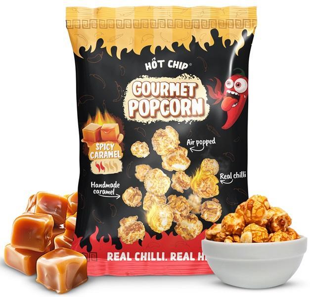Hot Chip Karamell popcorn