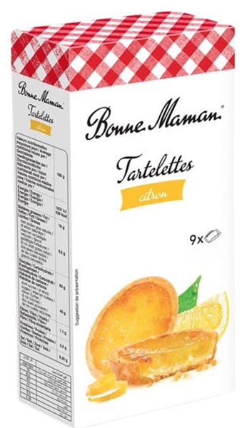 Bonne Maman tartelettes - Citrom pürével töltött omlós kosárka