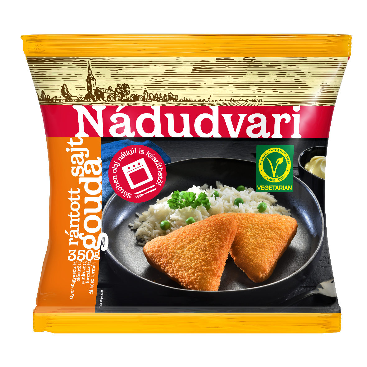 Nádudvari rántott Gouda sajt