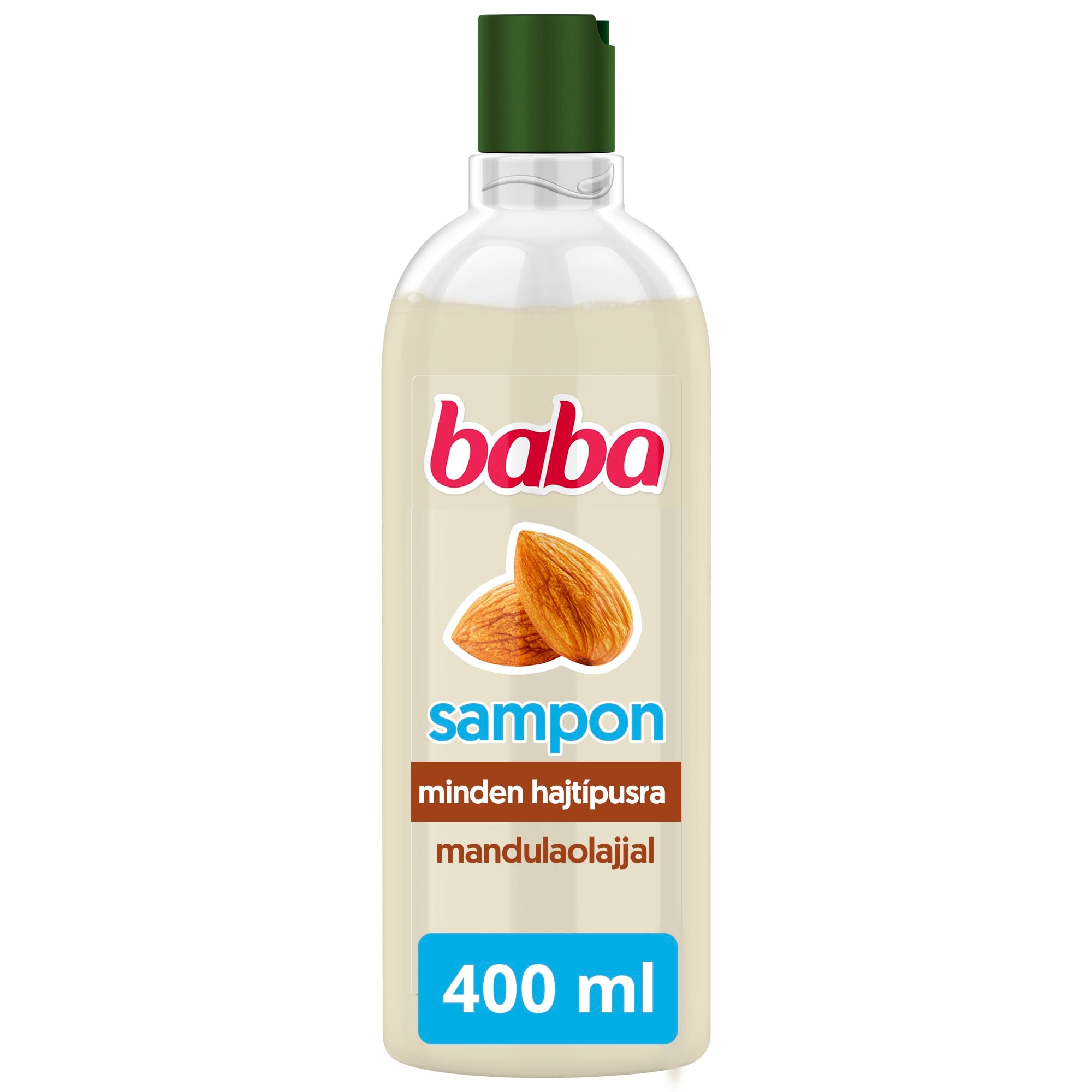 Baba 2in1 sampon és balzsam mandulaolajjal minden hajtípusra, 400 ml