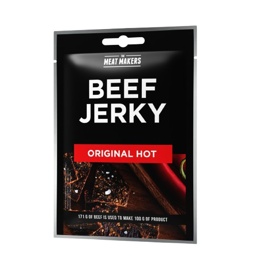 MEAT-MEAKERS Beef Jerky Original Hot