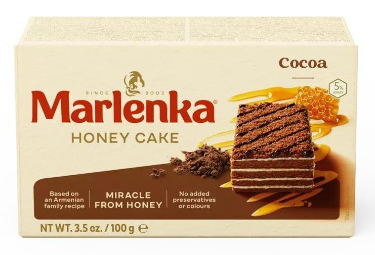 Marlenka Mézes kakaós torta