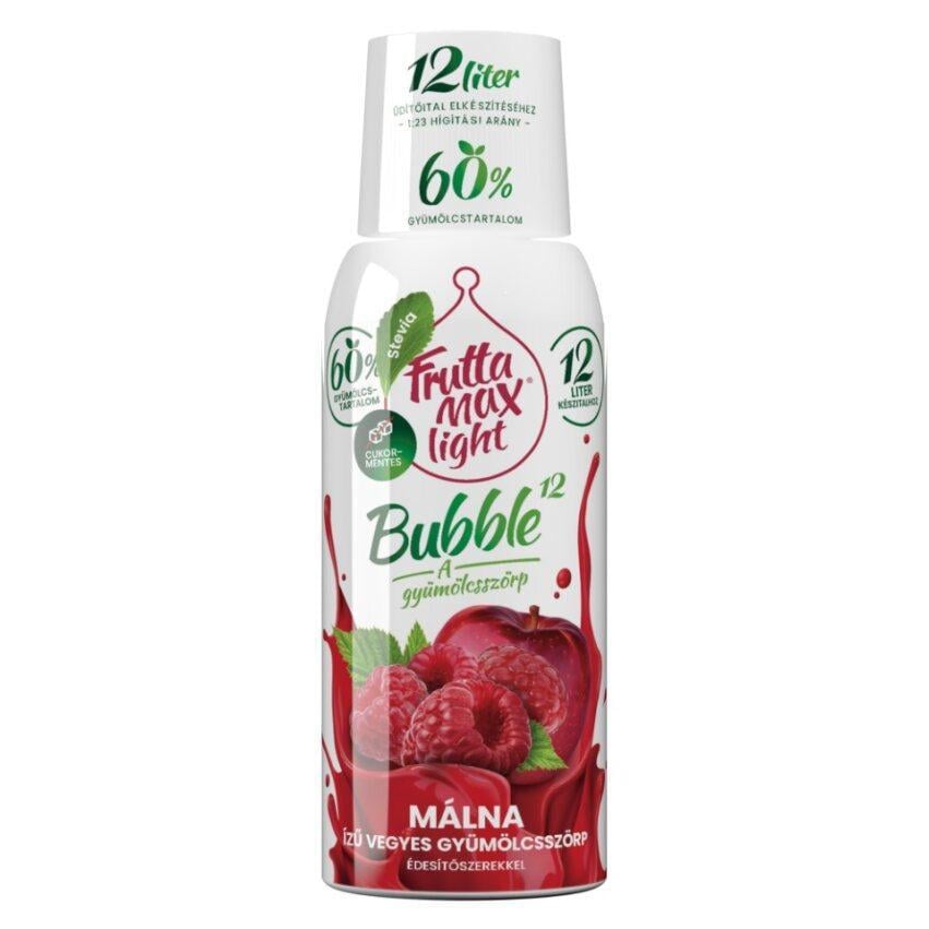 FruttaMax Bubble12 Light málna gyümölcsszörp