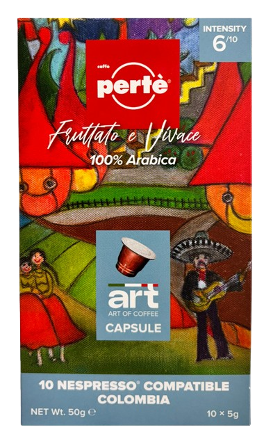 Caffé Perté Art of Coffee kapszulás kávé Colombia