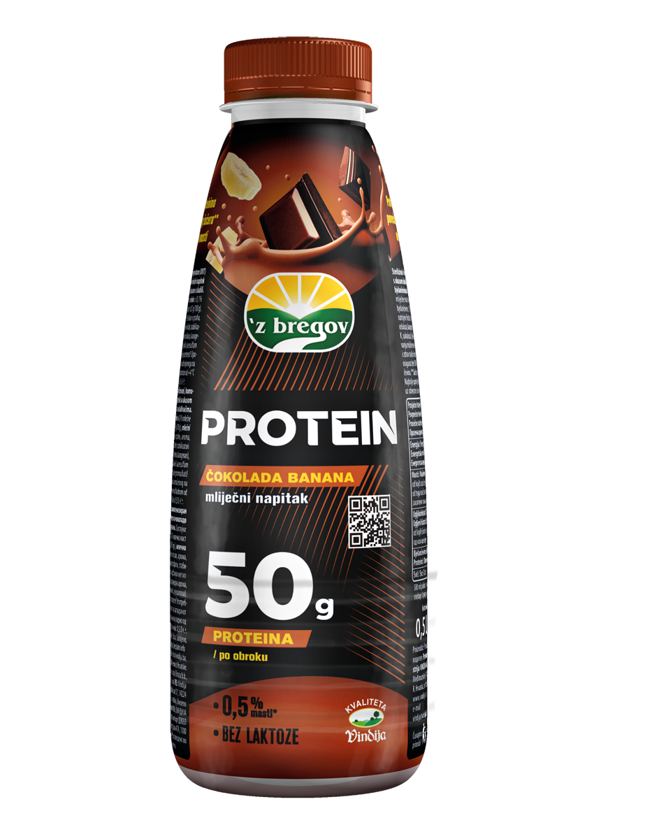 Vindija laktózmentes Protein ital Csokoládé-banán