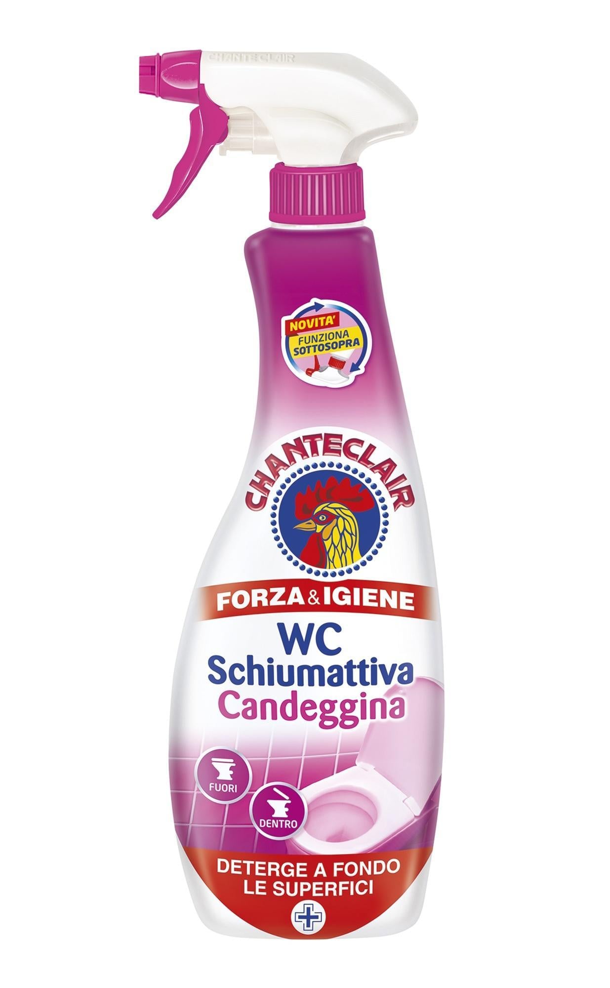 ChanteClair WC tisztító hab fehérítővel 625ml