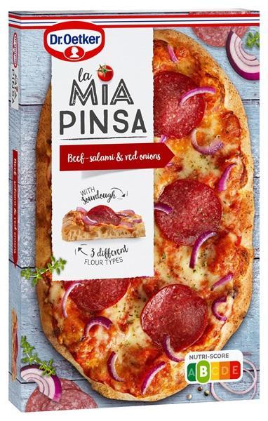 Dr. Oetker la Mia Pinsa Beef-salami & red onions