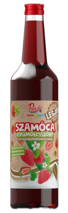 Pölöskei szamóca gyümölcsszörp