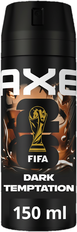 Axe Dark Temptation FIFA limitált kiadású dezodor, 150 ml