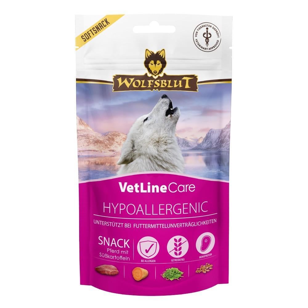 Wolfsblut VetLine Care hipoallergén snack kutyáknak lóhússal 100 g
