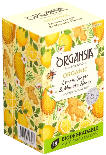 Organsia BIO Citrom Gyömbér Maunka méz tea