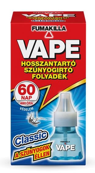 Vape hosszantartó szúnyogirtó folyadék Classic 30ml