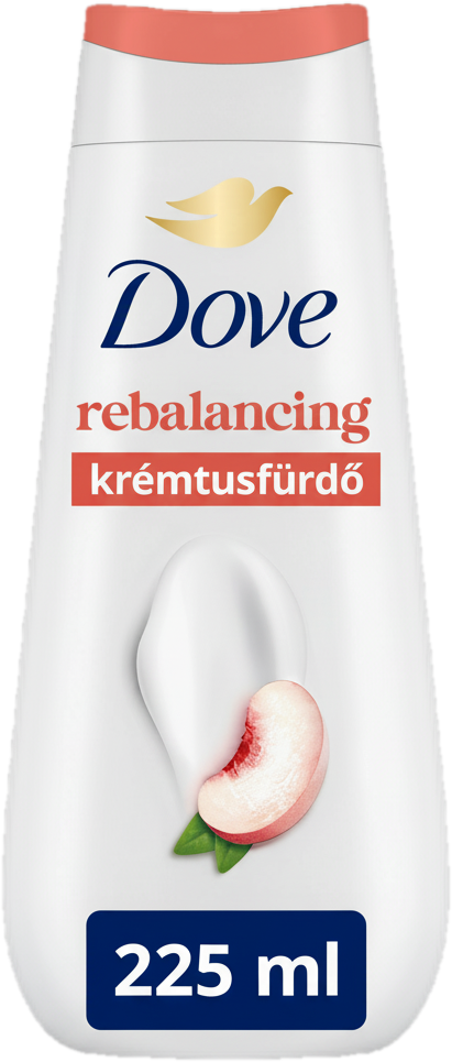 Dove Advanced Care Rebalancing barack illatú krémtusfürdő, 225 ml