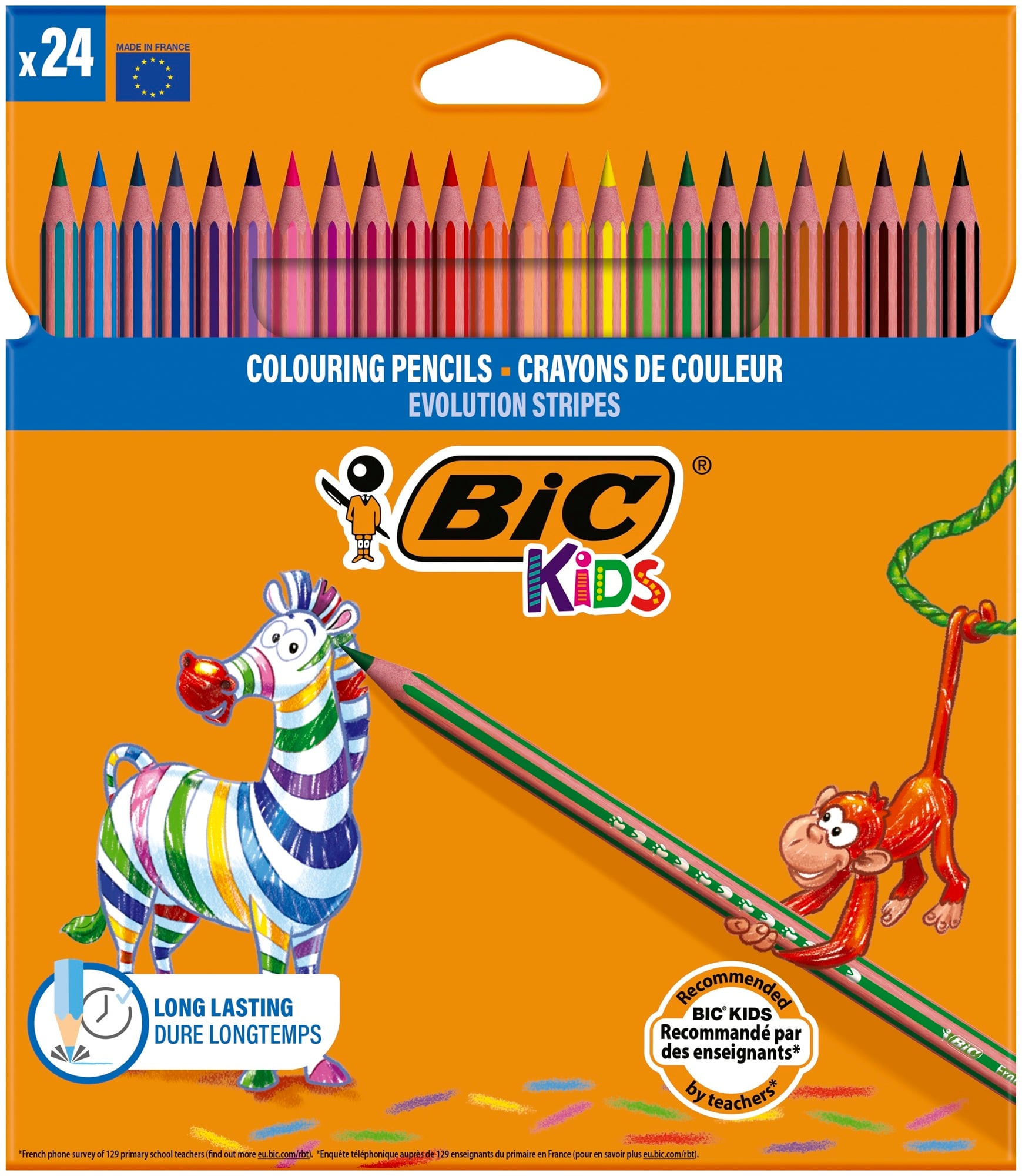 Bic Evolution Stripes Színes Ceruza