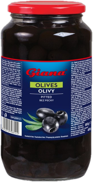 GIANA Fekete olívabogyó magozott