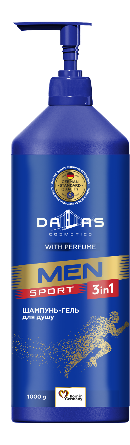 DALAS Férfi   3 az 1-ben  „SPORT” tusfürdő és sampon