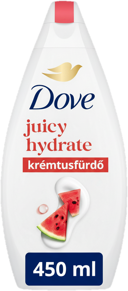 Dove Juicy Hydrate dinnye illatú krémtusfürdő, 450 ml