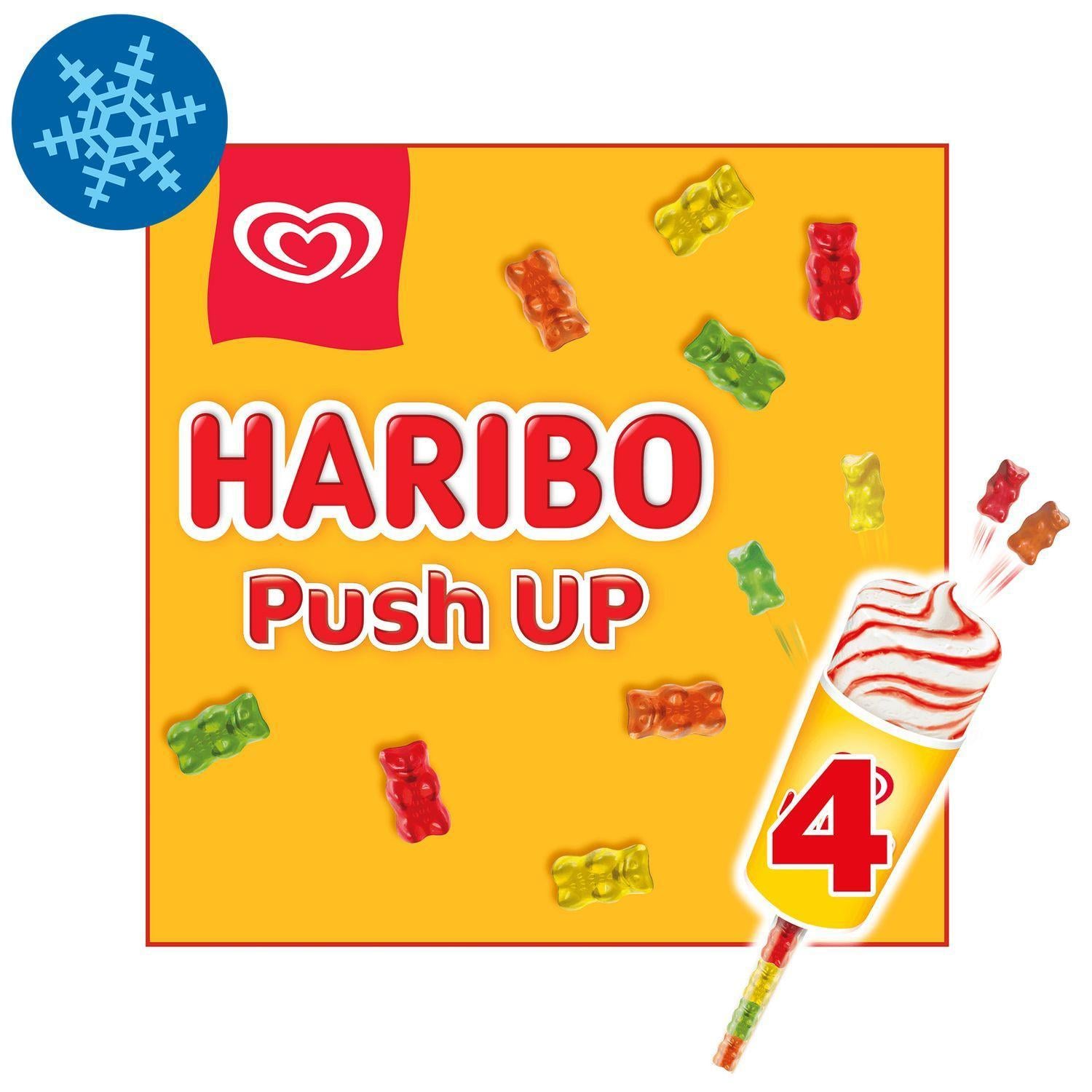 ALGIDA HARIBO Push-Up Multipack Jégkrém Epres