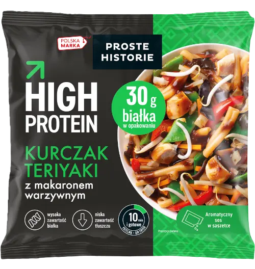 HighProtein Teriyaki  csirke zöldséges tésztával
