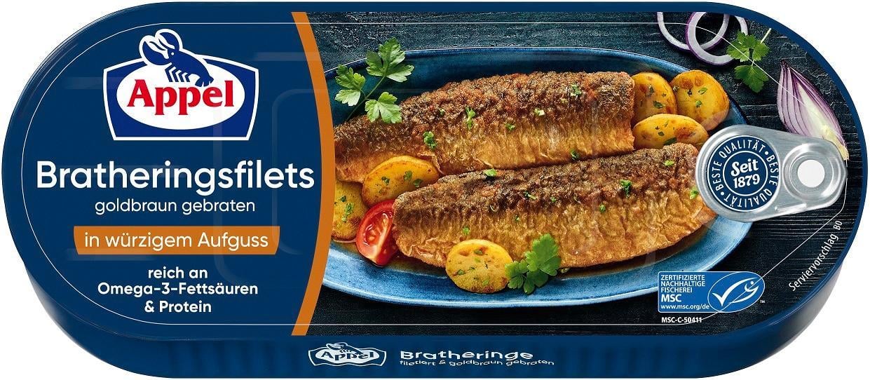 Appel MSC Filézett sült hering ízletes pácban