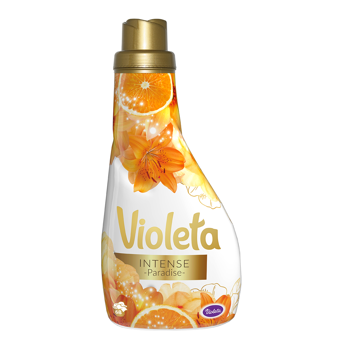 VIOLETA öblítő koncentrátum mikrokapszulákkal Paradise, 1,71 L – narancs