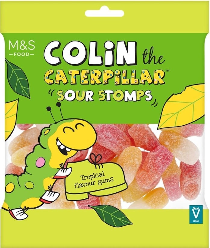 Marks & Spencer Colin the Caterpillar™ – gyümölcsös rágós édesség