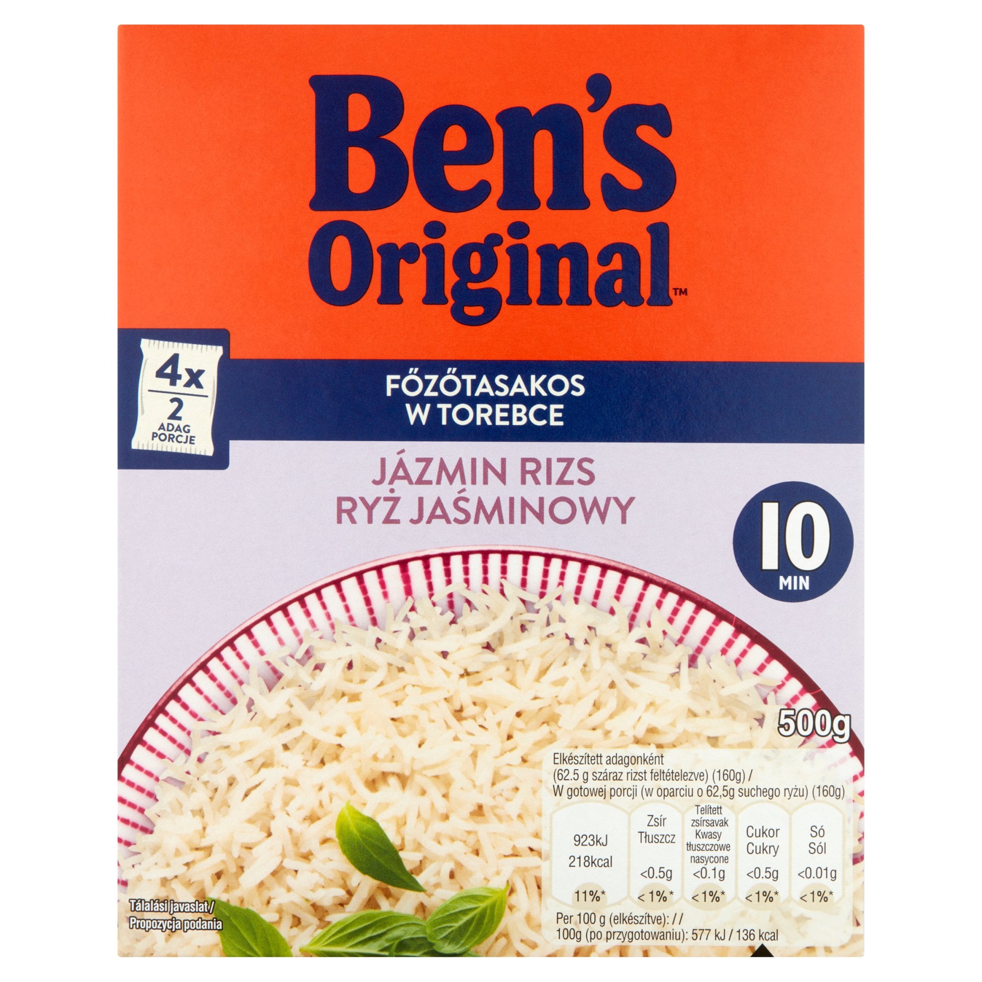 Ben's Original főzőtasakos jázmin rizs